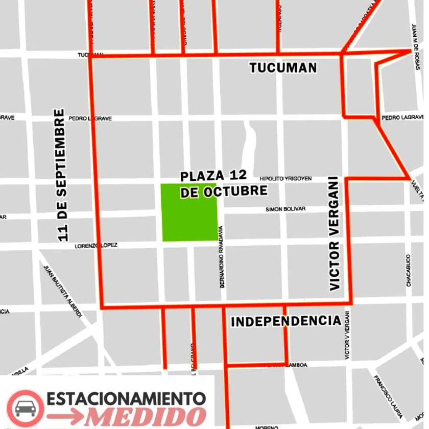 Mapa de estacionamiento medido en Pilar (1)
